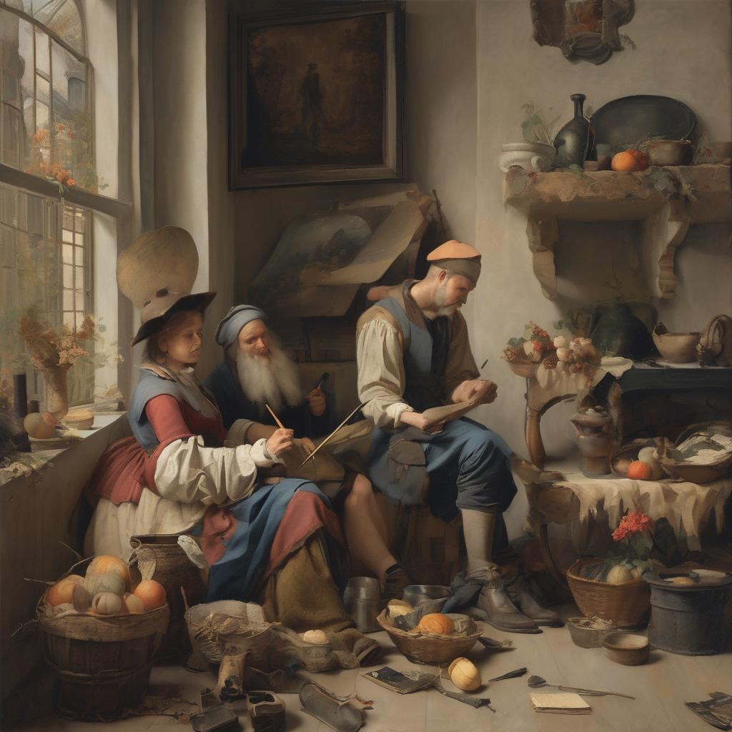 Το Στιλ και η Τεχνική του Γκέοργκιους βαν ΟΣ